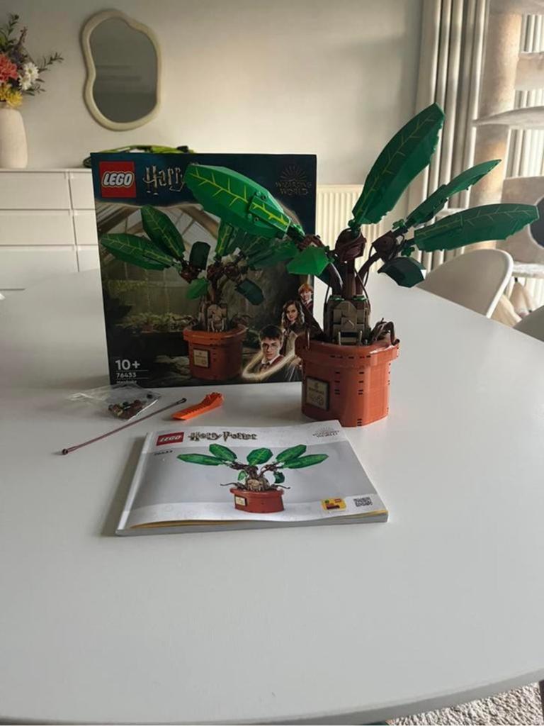 Lego Harry Potter 76433 - Mandrake, Huis en Inrichting, Woonaccessoires | Dienbladen, Ophalen of Verzenden, Zo goed als nieuw
