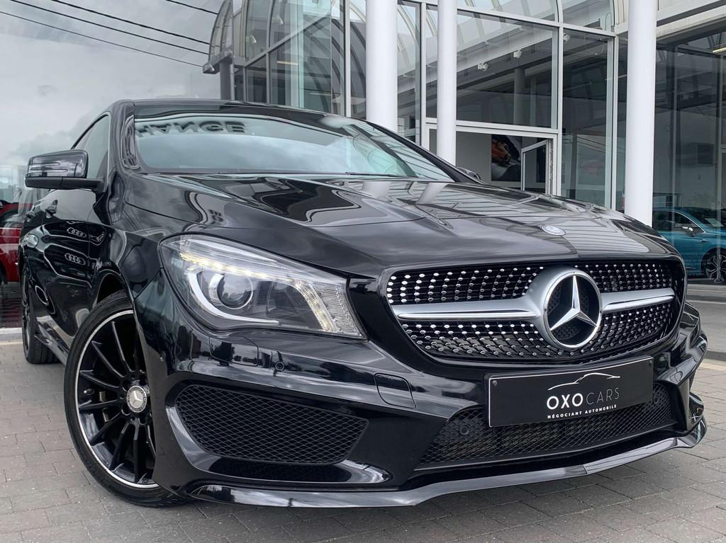 Mercedes-Benz CLA-Klasse 180 i / Pack AMG / Black Edition /, Auto's, Mercedes-Benz, CLA, 122 pk, Gebruikt, 4 cilinders