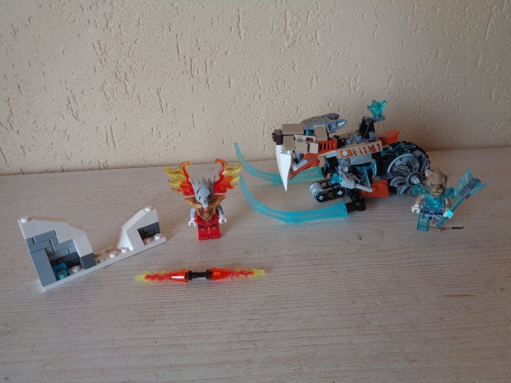 LEGO Chima Strainor’s Sabeltand Rider - 70220, Gebruikt, Overige thema's, Lego, Ophalen of Verzenden
