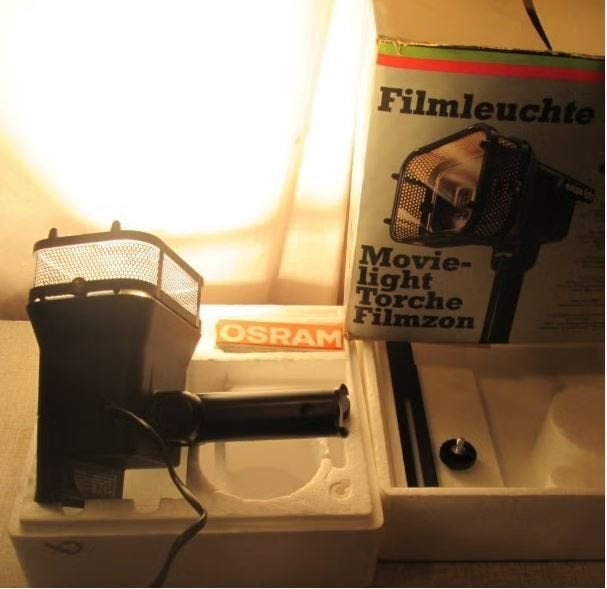 Prima Studiolamp met extra nieuwe gloeilamp, Audio, Tv en Foto, Ophalen of Verzenden, Zo goed als nieuw, Inclusief lampen, Studiolamp