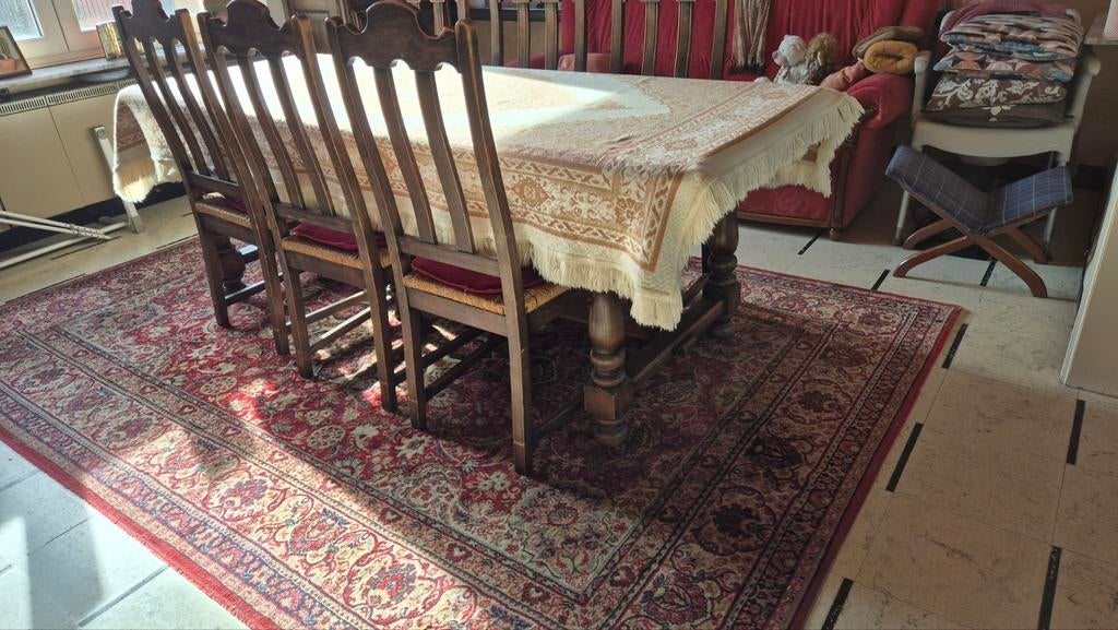 Mooie lange tafel voor 6 personen, Huis en Inrichting, Ophalen