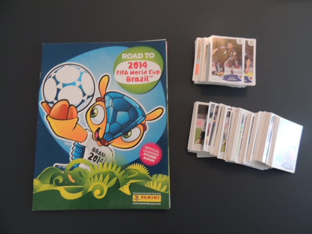 Panini WK 2014 Brazilië  Road to ..., Ophalen of Verzenden, Zo goed als nieuw