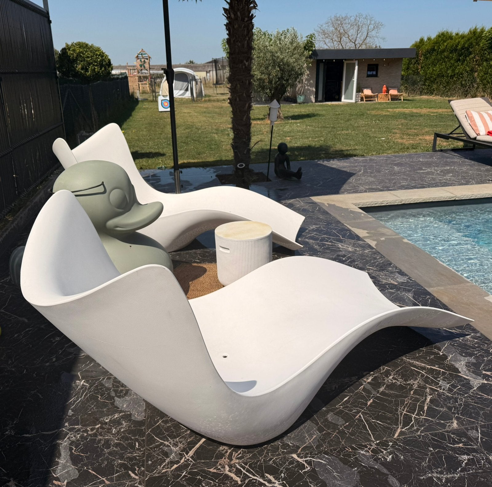 Chaise longue exterieur, Jardin & Terrasse, Chaises longues, Enlèvement, Comme neuf