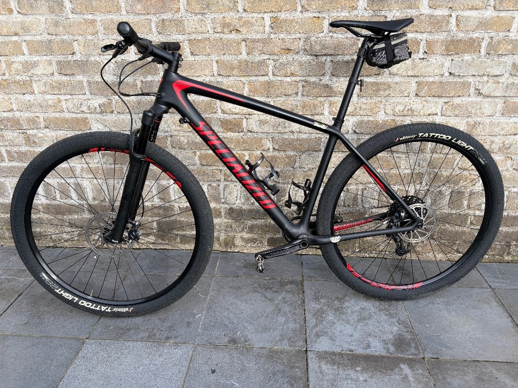 specialized hardtail carbon maat large, Vering, Zo goed als nieuw, Schijfrem, Ophalen