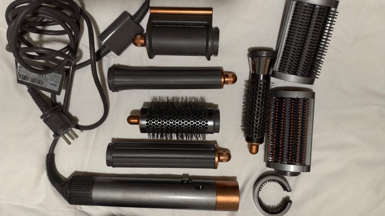 Dyson Airwrap Complete Long (2023) + Dustbag, Handtassen en Accessoires, Ophalen, Gebruikt, Haardroger