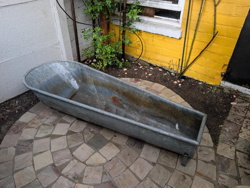 Zinken badkuip, Enlèvement, Utilisé, 100 cm ou plus, 60 cm ou plus