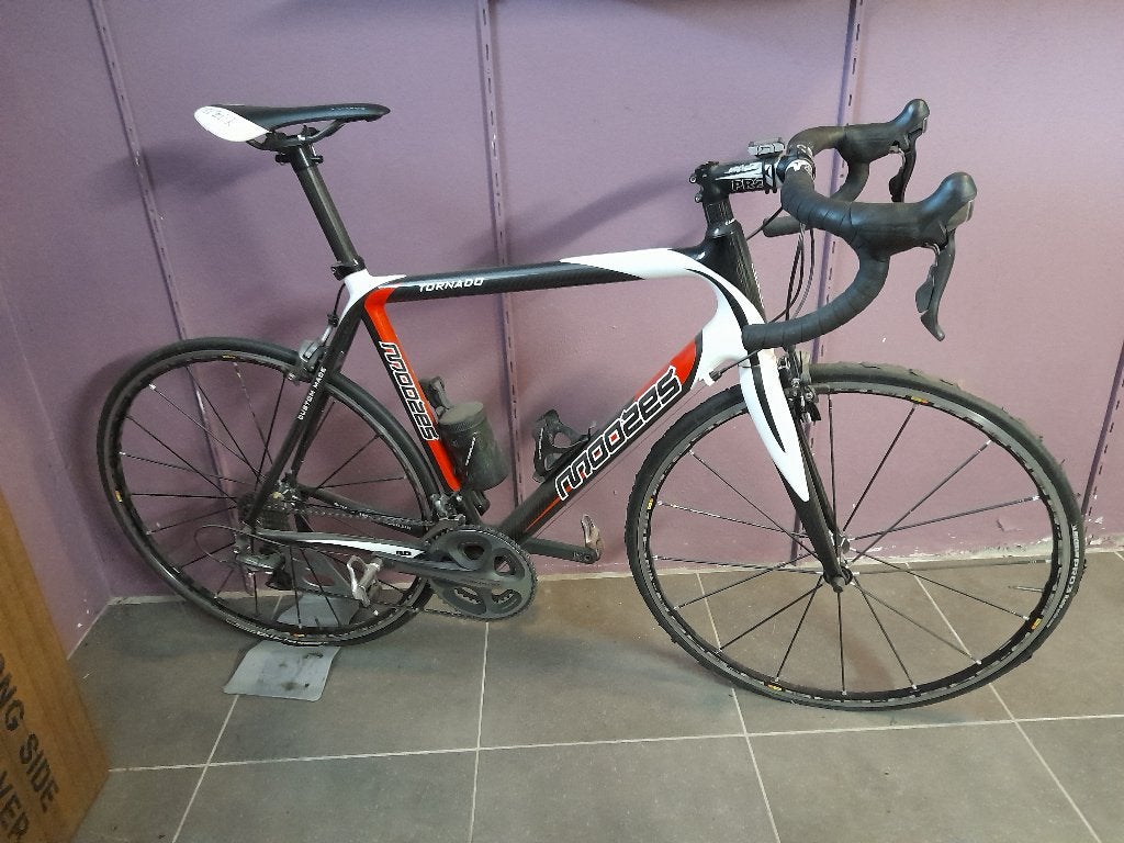 Koersfiets Mozes in carbon, Fietsen en Brommers, 53 tot 57 cm, Ophalen, Gebruikt