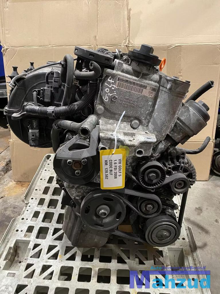 VW GOLF 5 1.6 FSI Motorblok BLF Motor, Auto-onderdelen, Gebruikt, Volkswagen, Volkswagen AG, Vw@volkswagen.de
