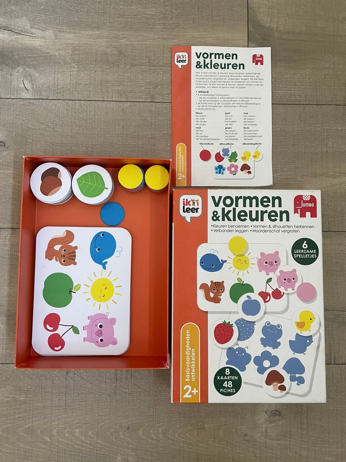 Jumbo: ik leer - vormen en kleuren, Kinderen en Baby's, Ophalen, Zo goed als nieuw, Ontdekken