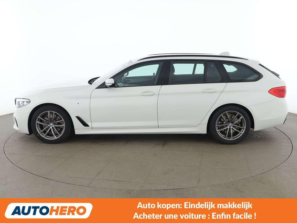 BMW 5 Serie 520 520d M Sport (année de construction 2018), Autos, Euro 6, Noir, 5 portes, Cruise Control