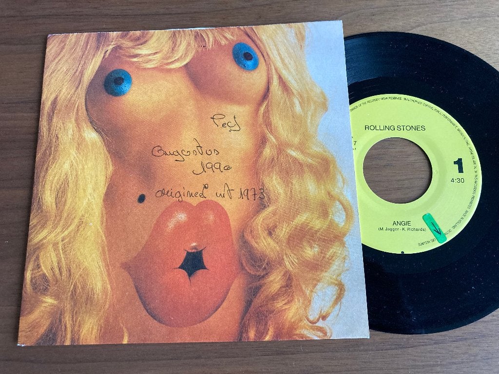 The Rolling Stones – Angie, Cd's en Dvd's, Reissue, Ophalen of Verzenden, 7 inch