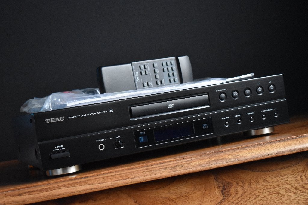 Teac CD-P1260 UR CD MP3 Compact Disc Player Vintage + Remote, Ophalen of Verzenden, Zo goed als nieuw