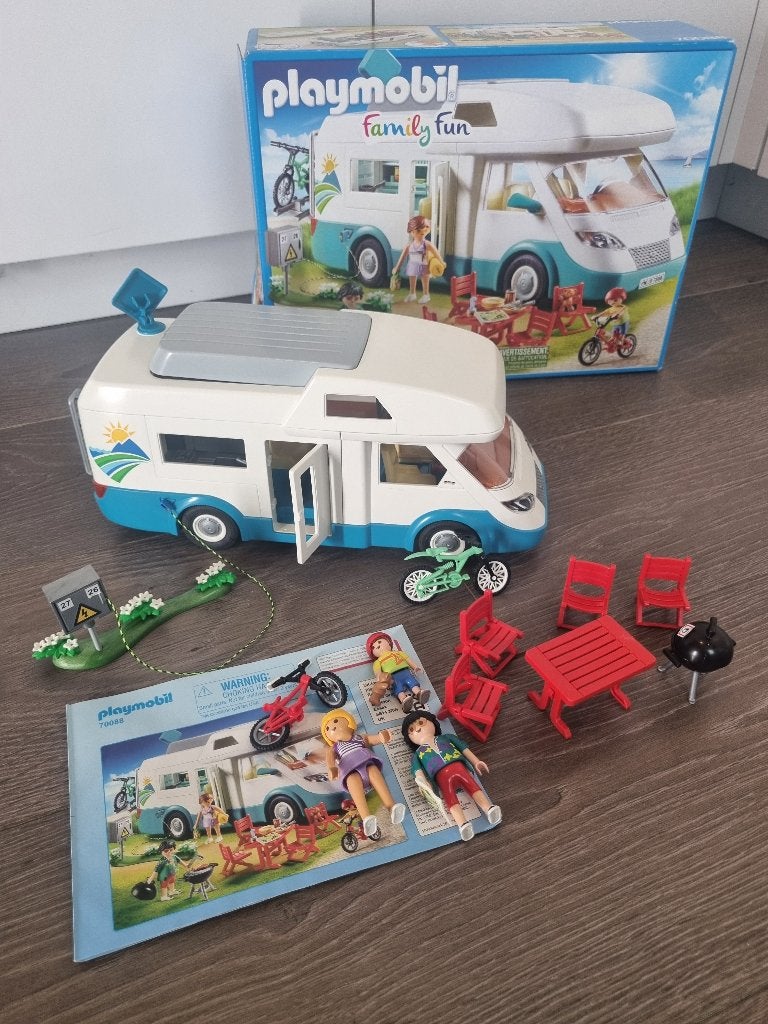 Playmobil 70088 Mobilhome met Familie, Ophalen, Complete set, Overige typen, Family fun