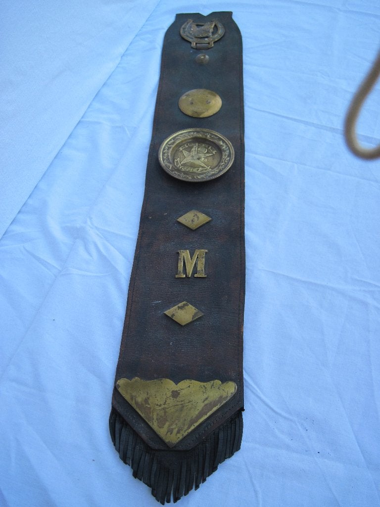 Bracelet en cuir Expo 58 avec emblème du pavillon tunisien, Enlèvement ou Envoi