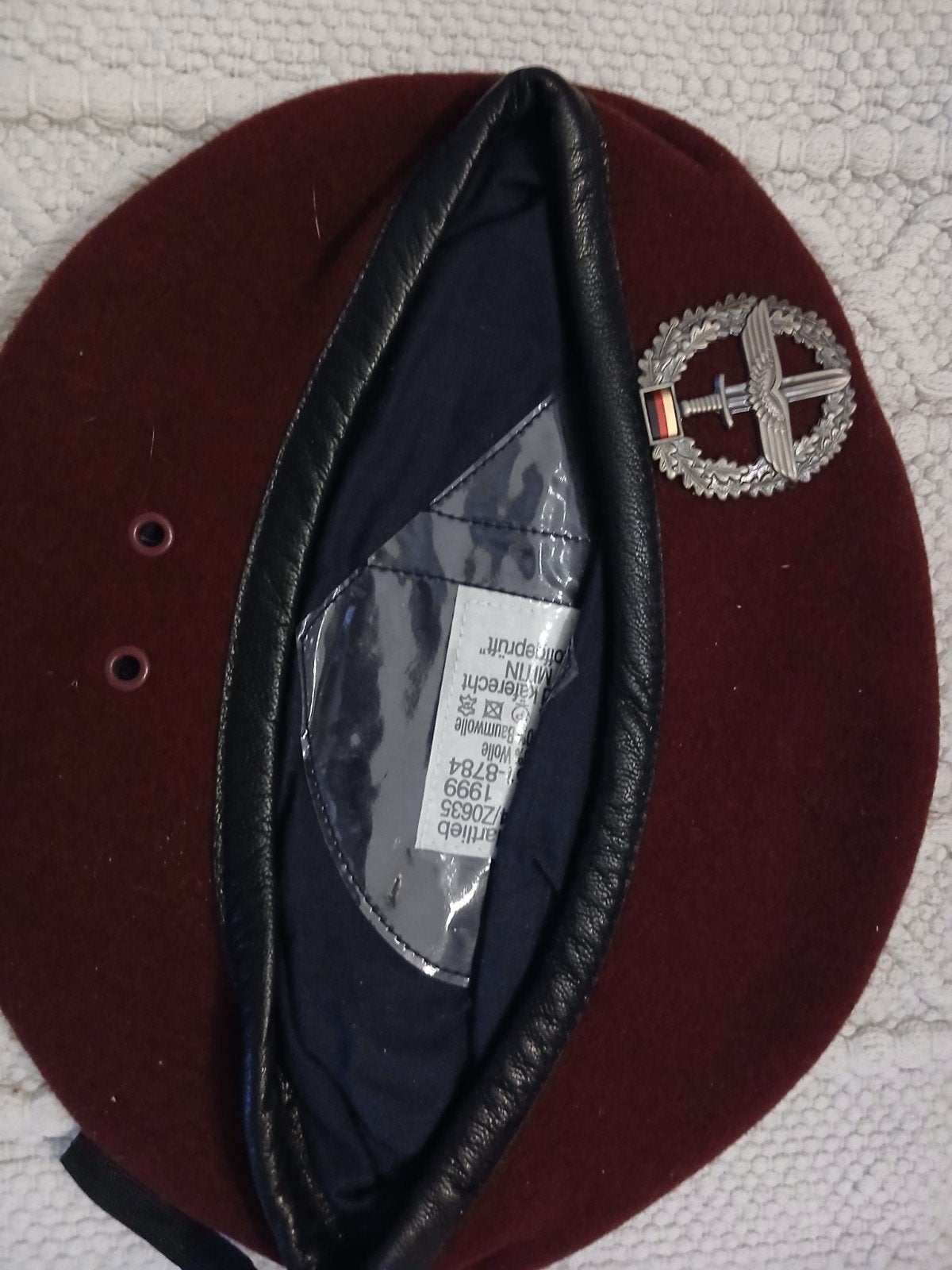 Duitse baret., Ophalen of Verzenden