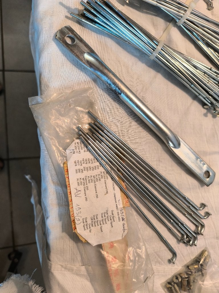Honda xl250 motosport spaakset voor/achter, Motoren, Verzenden, Nieuw