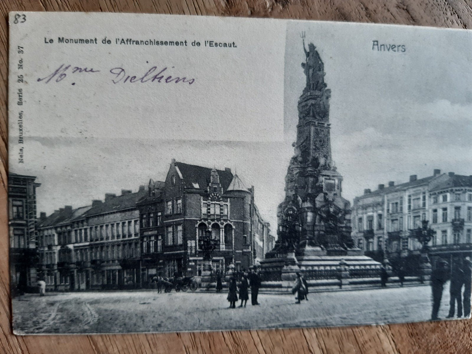 ANTWERPEN ANVERS monument Schelde VRIJ, Verzamelen, Ophalen of Verzenden