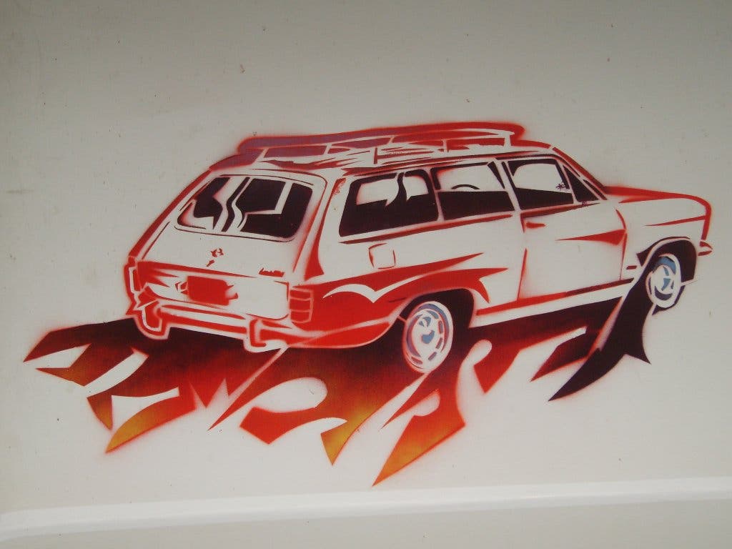 Heb je saaie garagemuren,graffiti stijl, foto 12