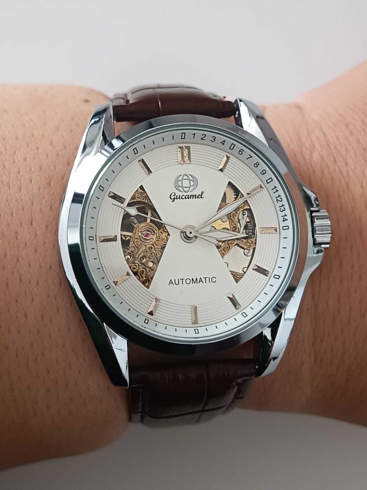 montre automatique hommes 2029, Envoi, Neuf, Blanc, Garçon