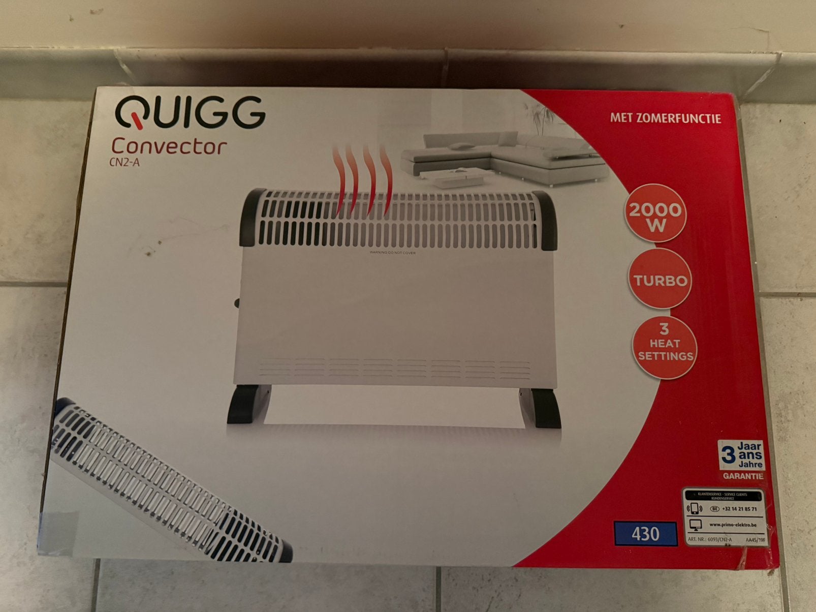 Elektrisch vuurtje nieuw, Huis en Inrichting, Kachels, Ophalen, Zo goed als nieuw, Elektrisch