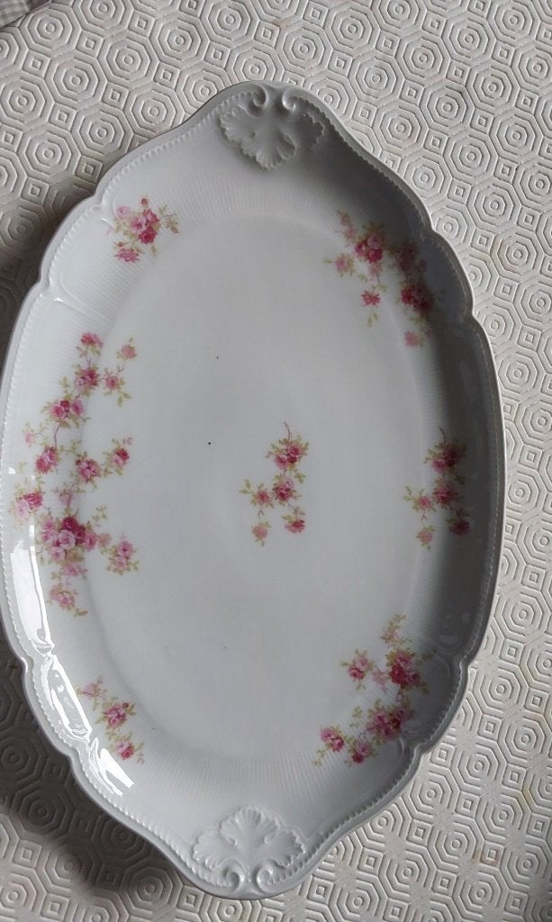 grote porseleinen schaal van Limoges, Ophalen