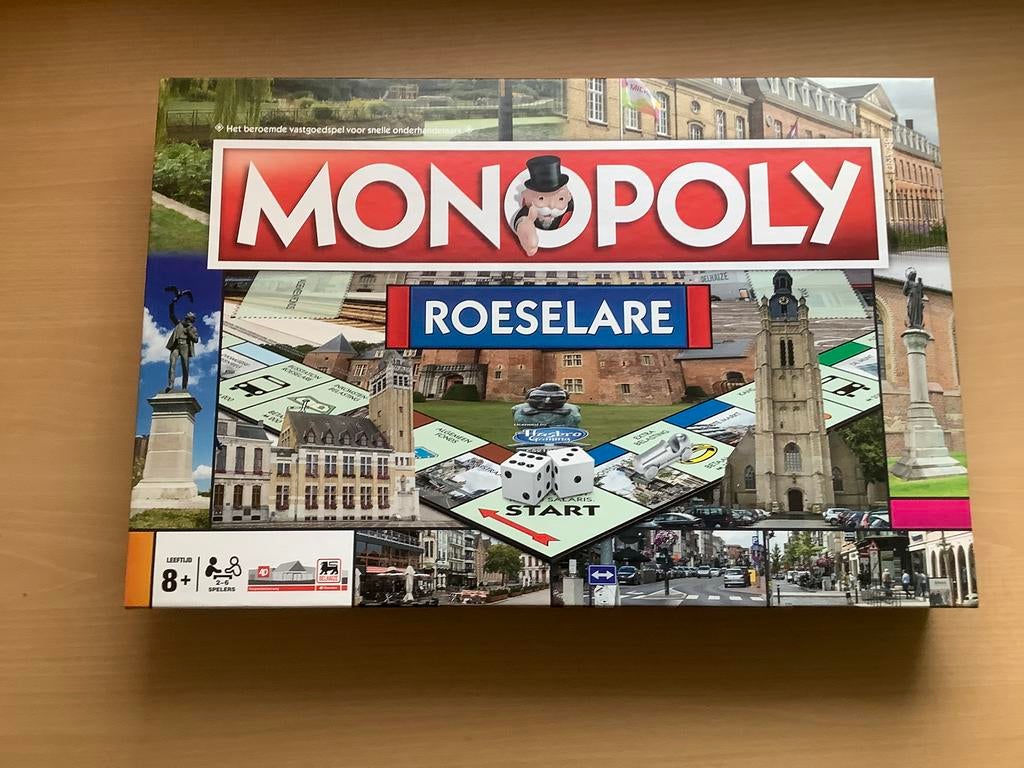 Monopoly, uitgave Roeselare, Ophalen, Zo goed als nieuw