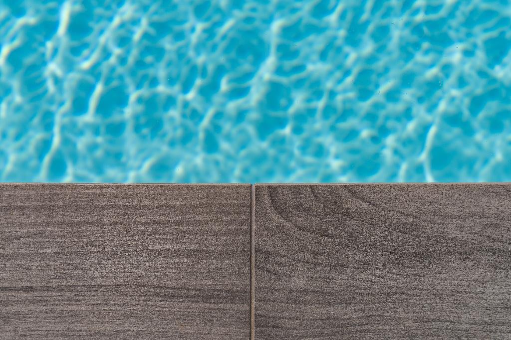 Boordstenen parket look, Neuf, Piscine intégrée, 300 cm ou plus, Enlèvement