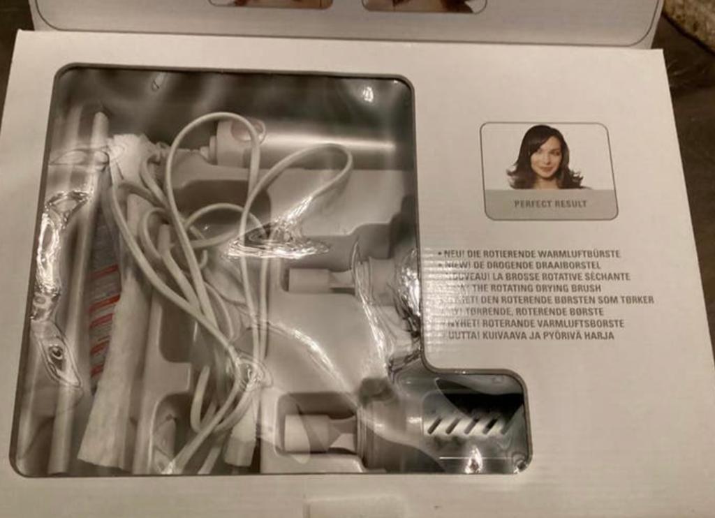 NIEUWE ROWENTA krulborstel…met 2 borstels +alle accessoires, Ophalen of Verzenden, Nieuw, Krultang of Stijltang