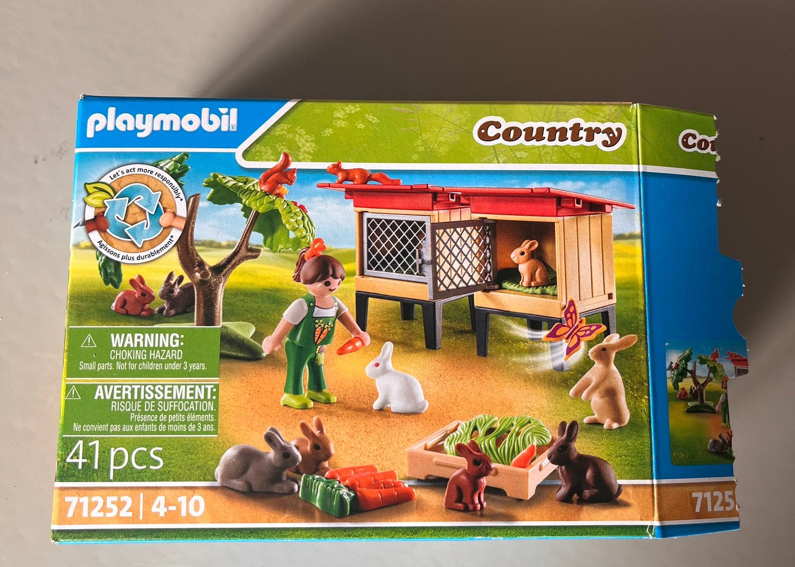 PLaymobile konijn + katten, Ophalen of Verzenden, Zo goed als nieuw