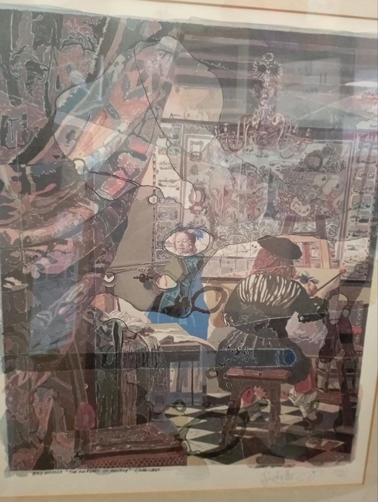 557) Richard Allen "after Vermeer" the allegory of painting, Ophalen