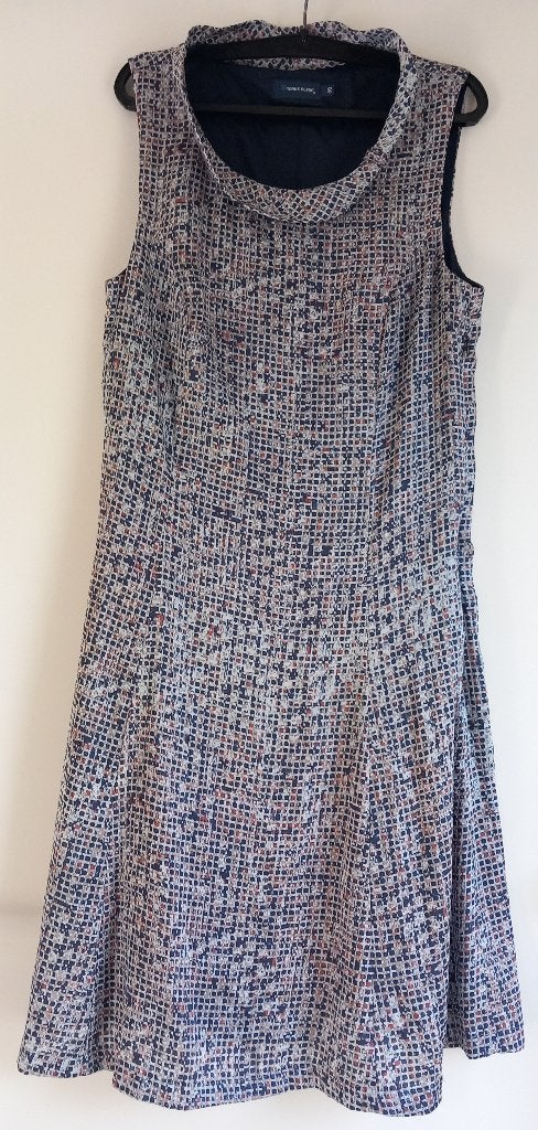 Terre Bleue robe à carreaux fines  -38- impeccable, Taille 38/40 (M), Enlèvement ou Envoi, Terre Bleue, Comme neuf