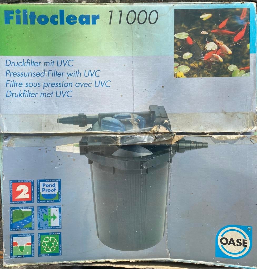 Oase Filtoclear 11000 filter, Enlèvement, Utilisé, Filtre de bassin