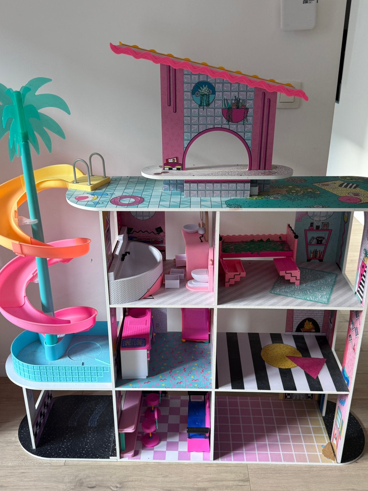 Maison barbie très grande, Enlèvement, Comme neuf, Accessoires