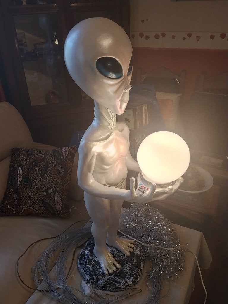 Extraterrestre avec lampe, Enlèvement, Neuf, Fantasy