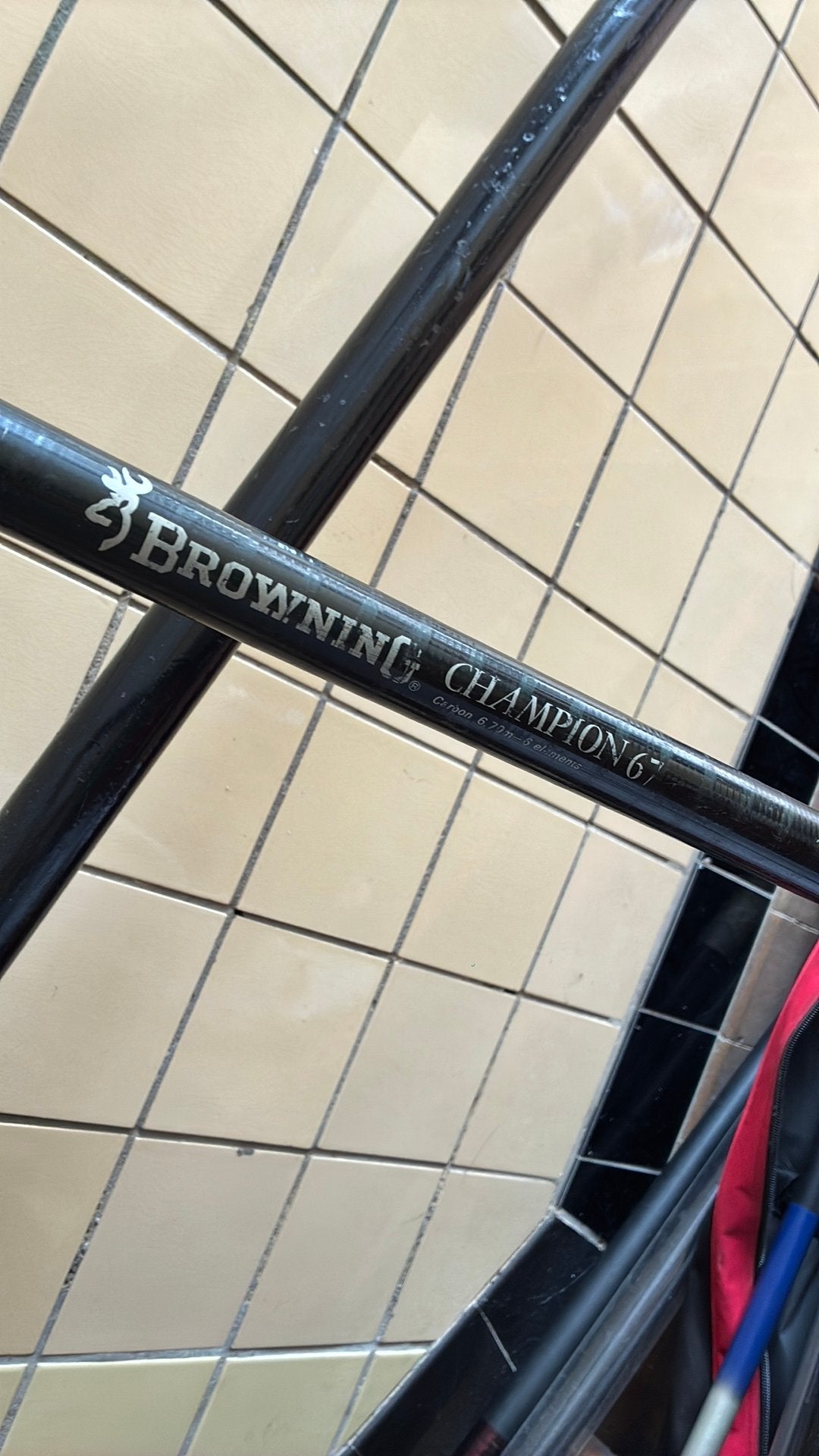 Browning Champion 67 Vaste Hengel (6,70 Meter – Carbon), Watersport en Boten, Ophalen, Vaste hengel