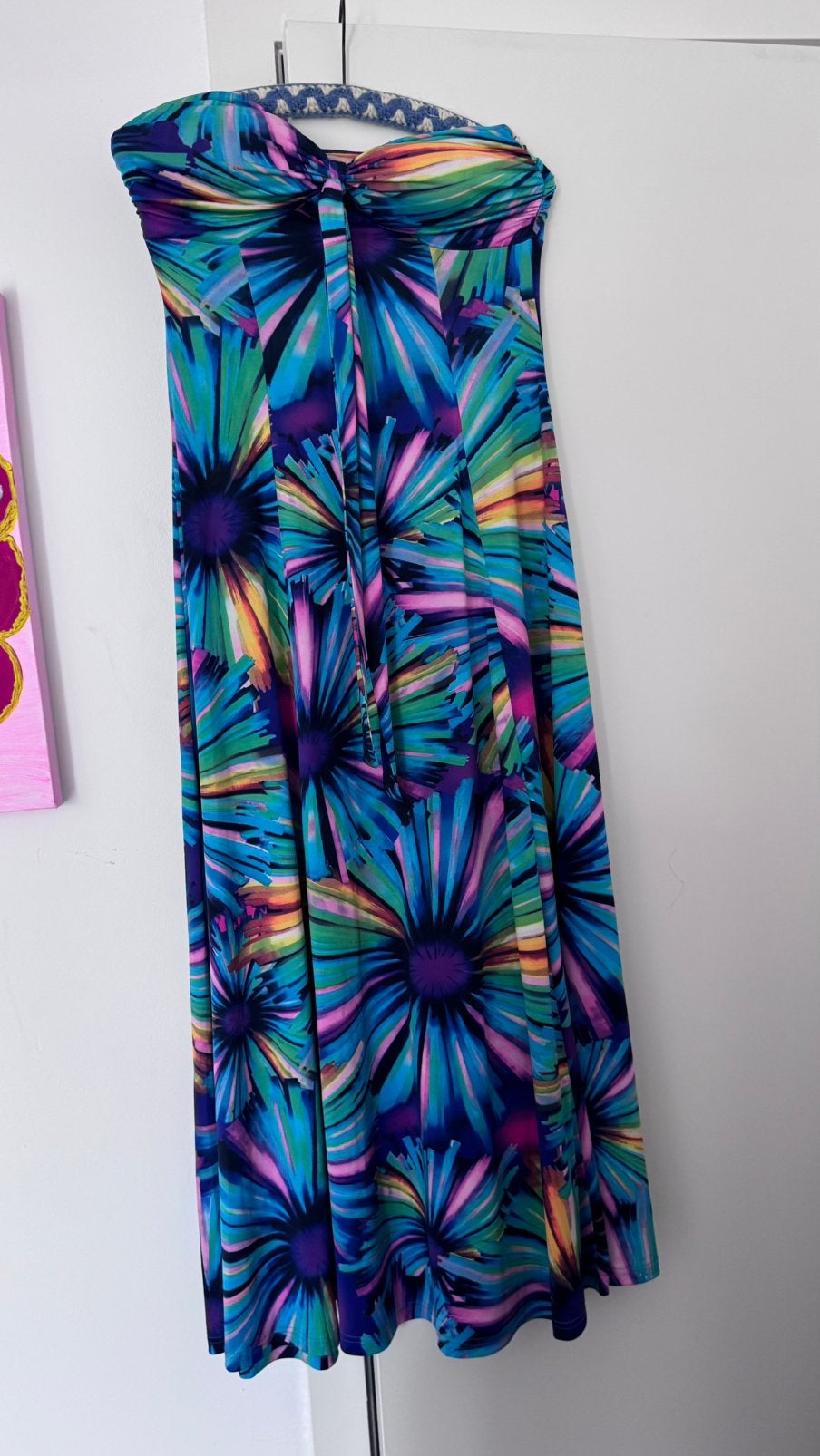 Zomerjurk, Kleding | Dames, Maat 38/40 (M), Blauw, Ophalen of Verzenden, Gedragen