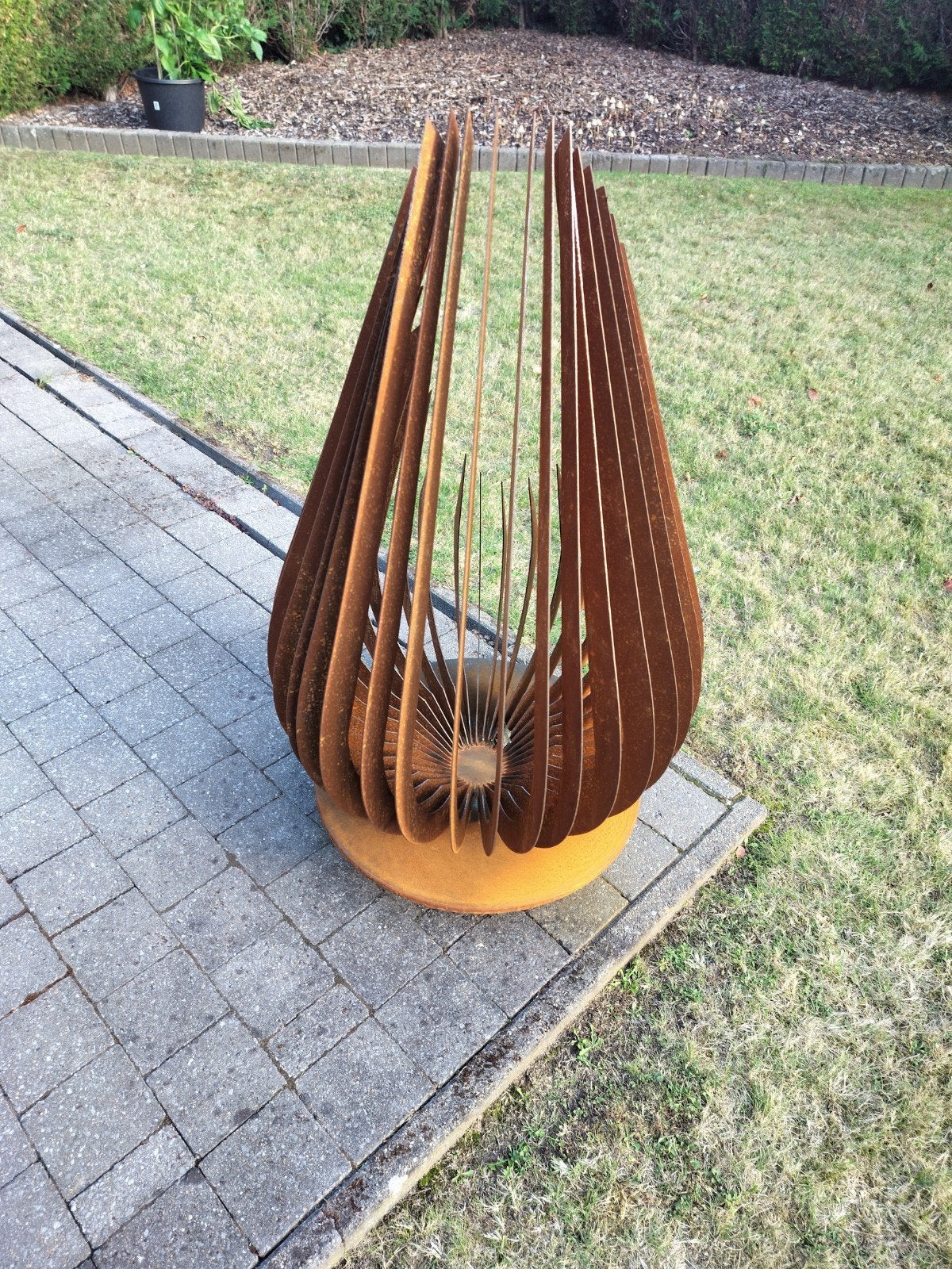 Vuurkorf, Ophalen