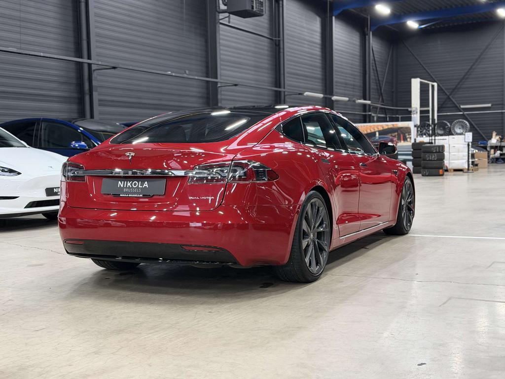 Tesla Model S LONG RANGE RAVEN - 21 WHEELS - AP ACTIVE, Auto's, Tesla, Gebruikt, Zwart, 525 pk, 386 kW