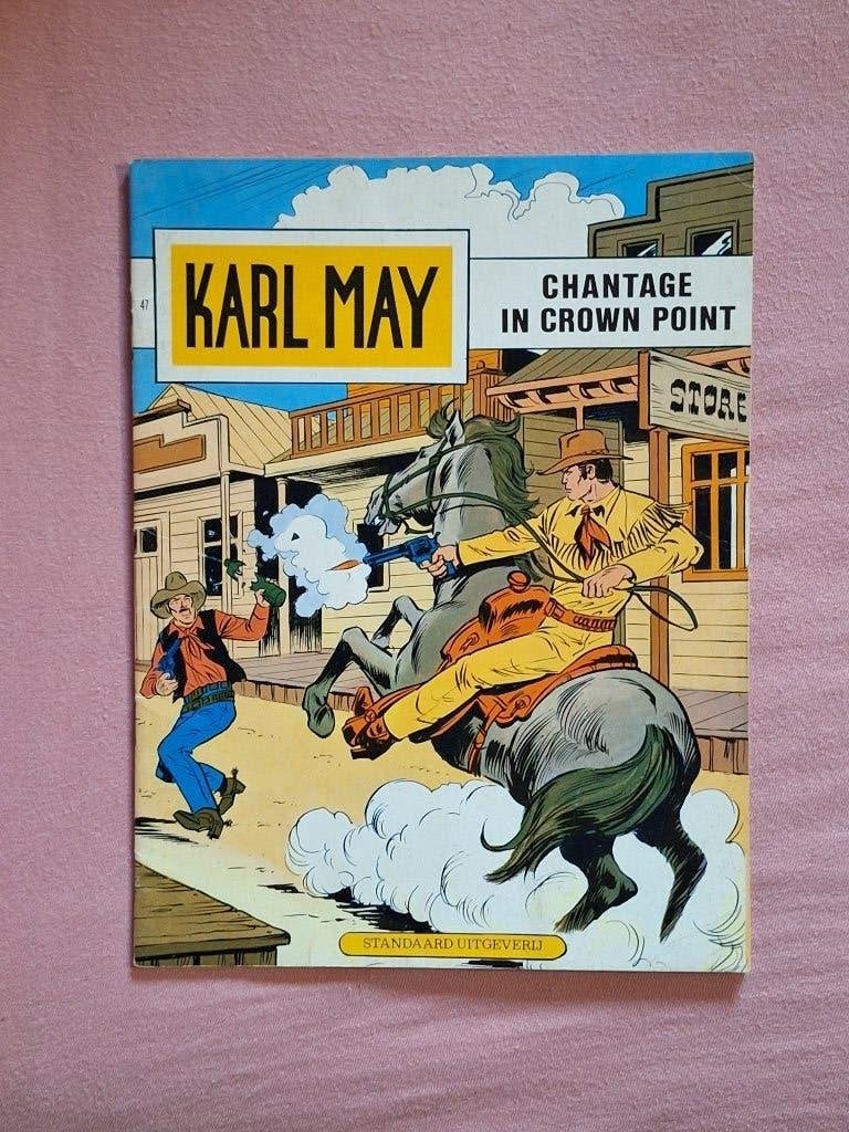 Karl May 47: chantage in Crown Point, Boeken, Eén stripboek, Ophalen of Verzenden, Zo goed als nieuw