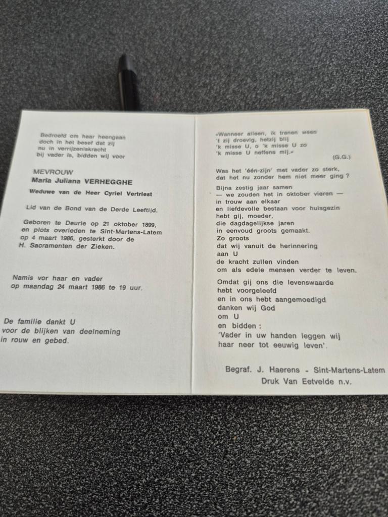 Bidprentjes Deurle, Verzamelen, Bidprentjes en Rouwkaarten, Verzenden