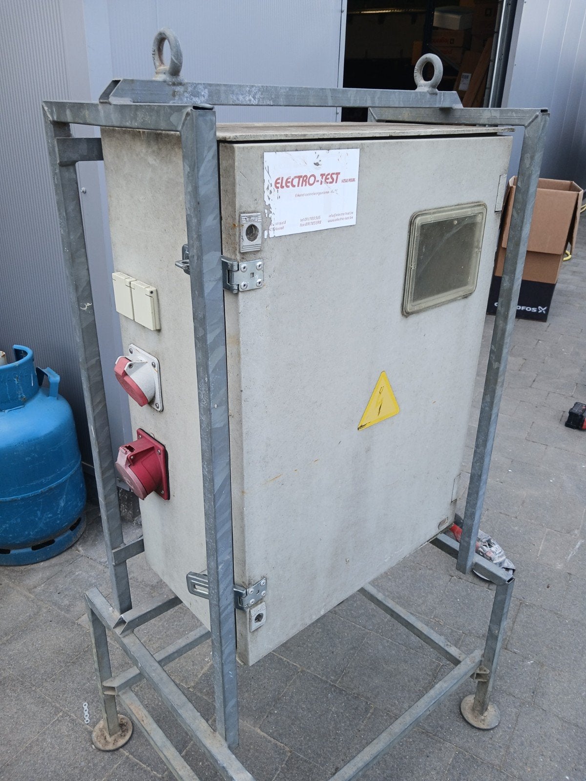 Werfkast 32A / 400V, Doe-het-zelf en Bouw, Elektriciteit en Kabels, Ophalen, Stopcontact