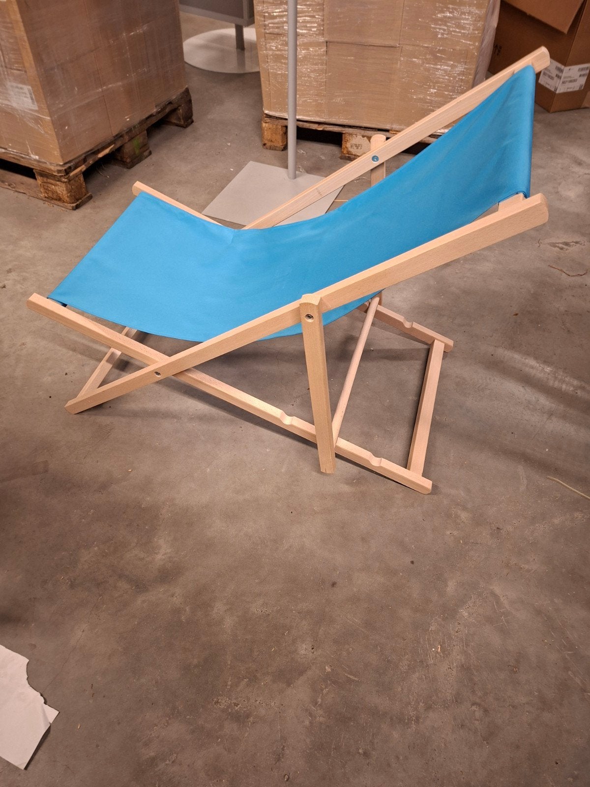 t.k.leuke retro strandstoel, Ophalen, Zo goed als nieuw, Hout