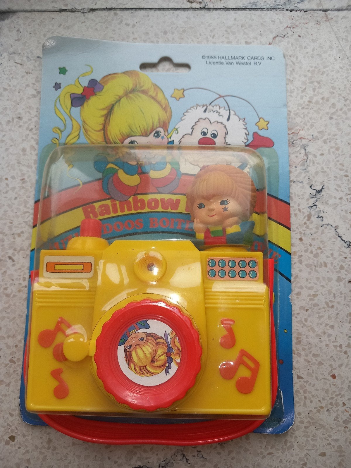 Rainbow brite 1985 Hallmark speelgoed fototoestel met muziek, Ophalen of Verzenden