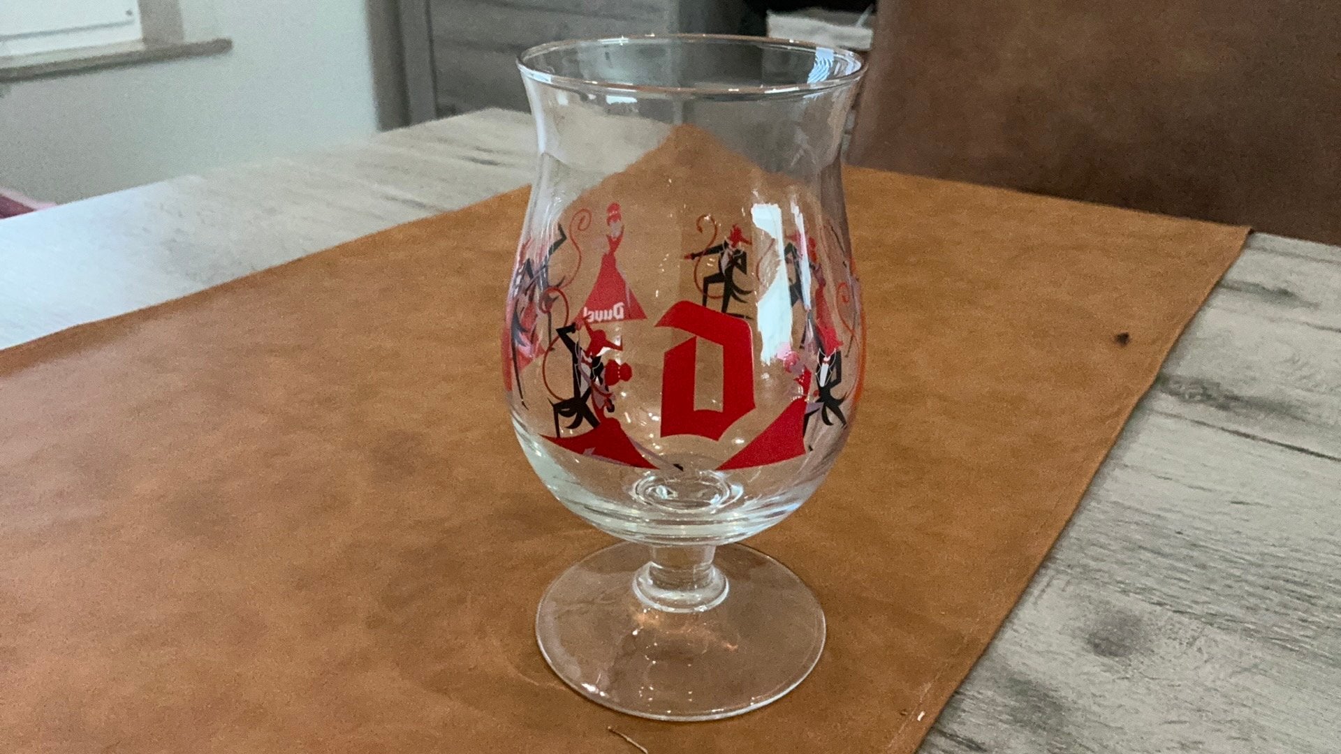 Duevl glas Winking Lizard, Ophalen of Verzenden, Zo goed als nieuw