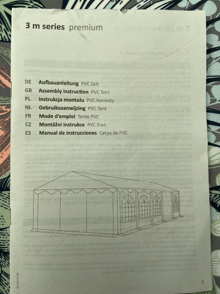 partytenten, Tuin en Terras, Partytenten, Ophalen, Partytent, Minder dan 4 meter, Nieuw