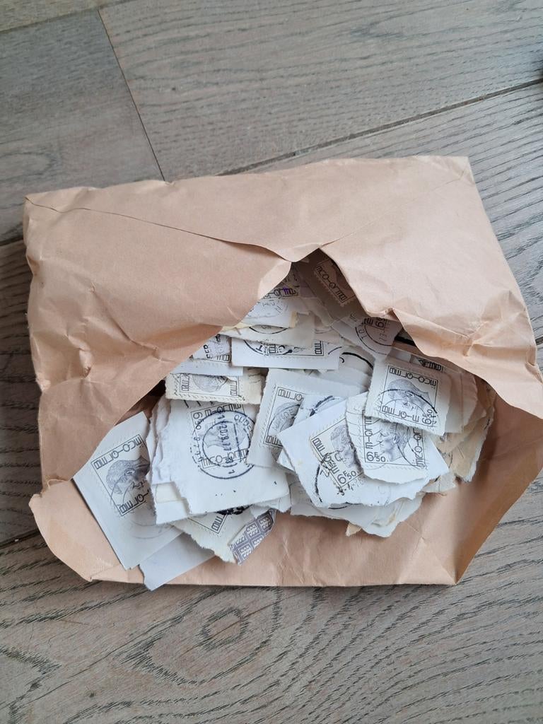Lot Belgische postzegels  koning Boudewijn 6,5 fr. (gelijke), Ophalen of Verzenden