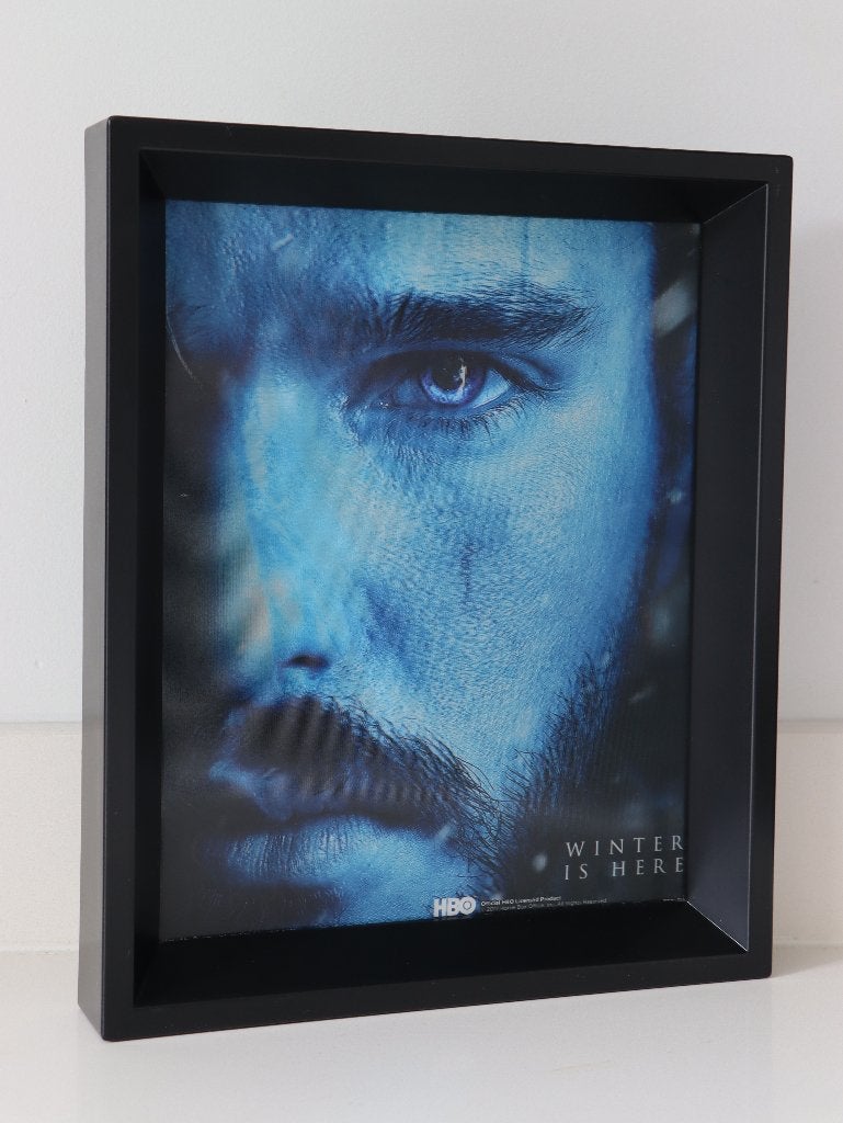 Affiche lenticulaire 3D de Game of Thrones, Enlèvement ou Envoi, Rectangulaire vertical, Comme neuf, Autres sujets/thèmes