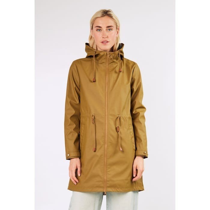 Effen waterdichte jas - Veritas - Khaki, Kleding | Dames, Jasjes, Kostuums en Pakken, Maat 38/40 (M), Veritas, Overige kleuren