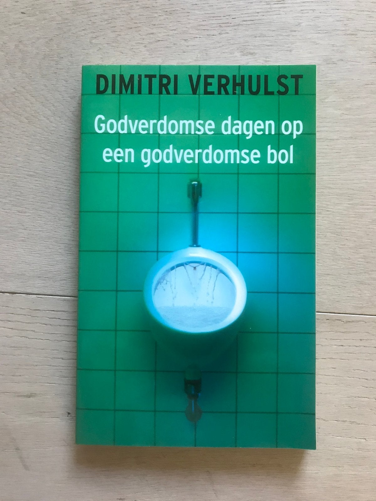 Godverdomse dagen op een godverdomse bol (Dimitri Verhulst), Ophalen of Verzenden, Zo goed als nieuw