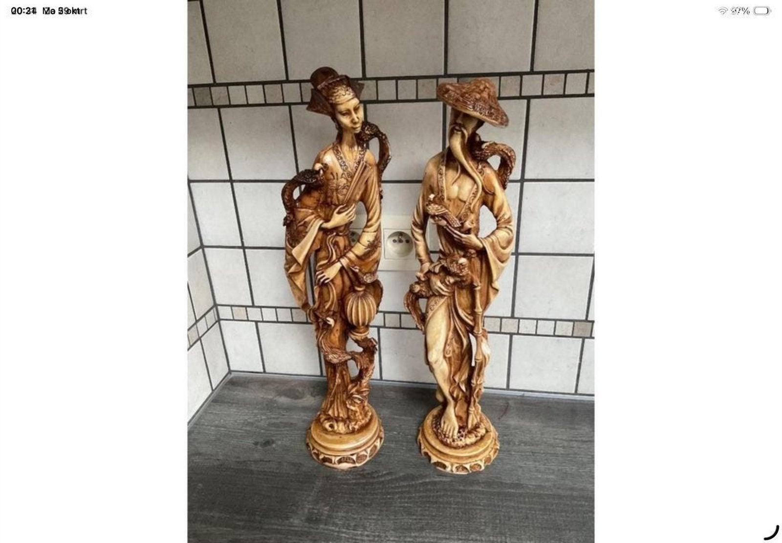 2 chineese beelden, Enlèvement, Utilisé